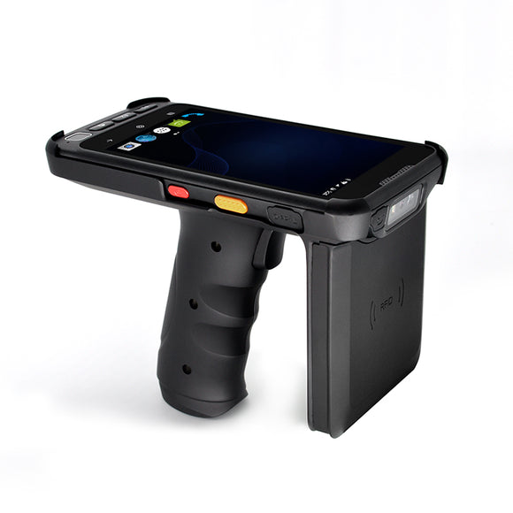Android 7.0 Handheld Laser Scanner Military Rugged Mobile phone 4g Rfc Rfid Touch Screen 1d Pda Barcode